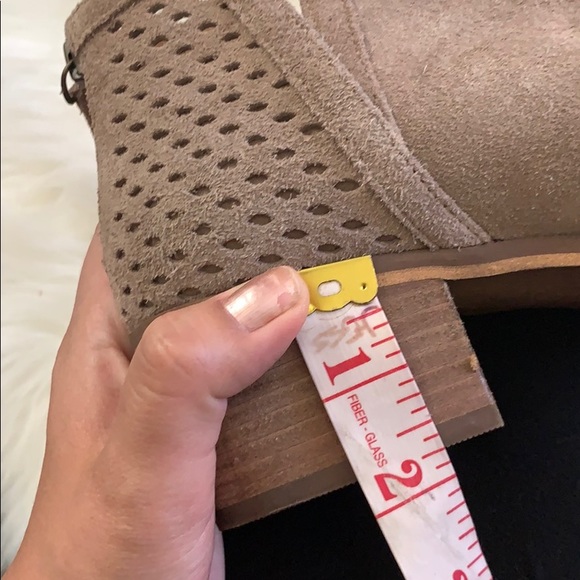 Leather Tan Ankle Booties - Picture 7 of 9